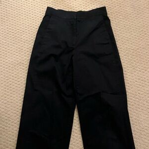 Aritzia Linen Black Trousers